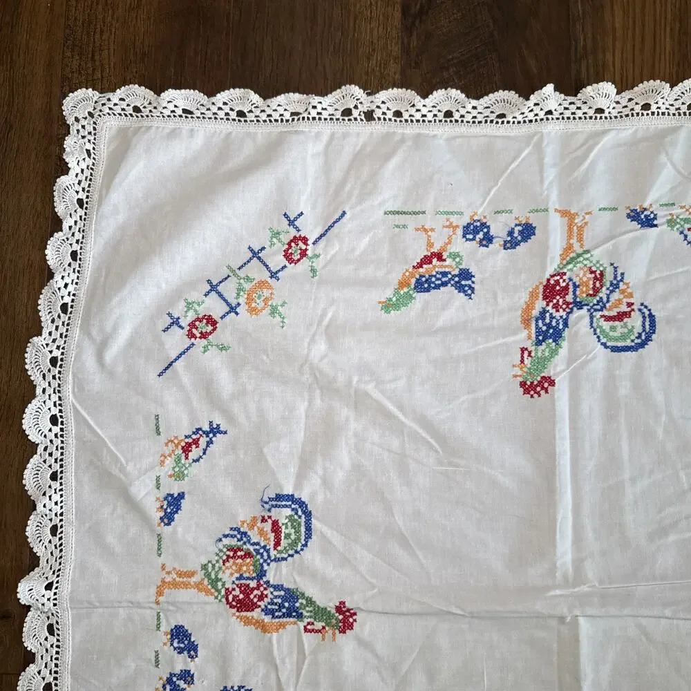Embroidered Chicken Rooster 36